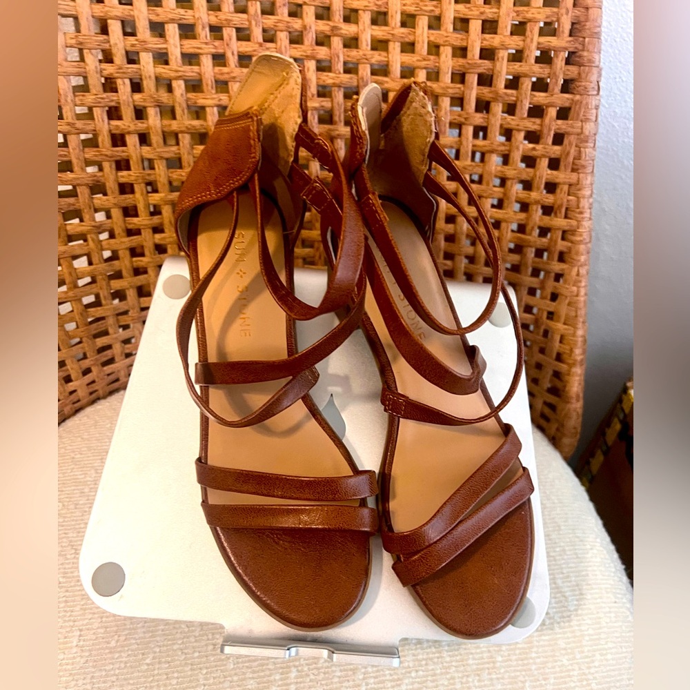 Brown Strappy Sandals